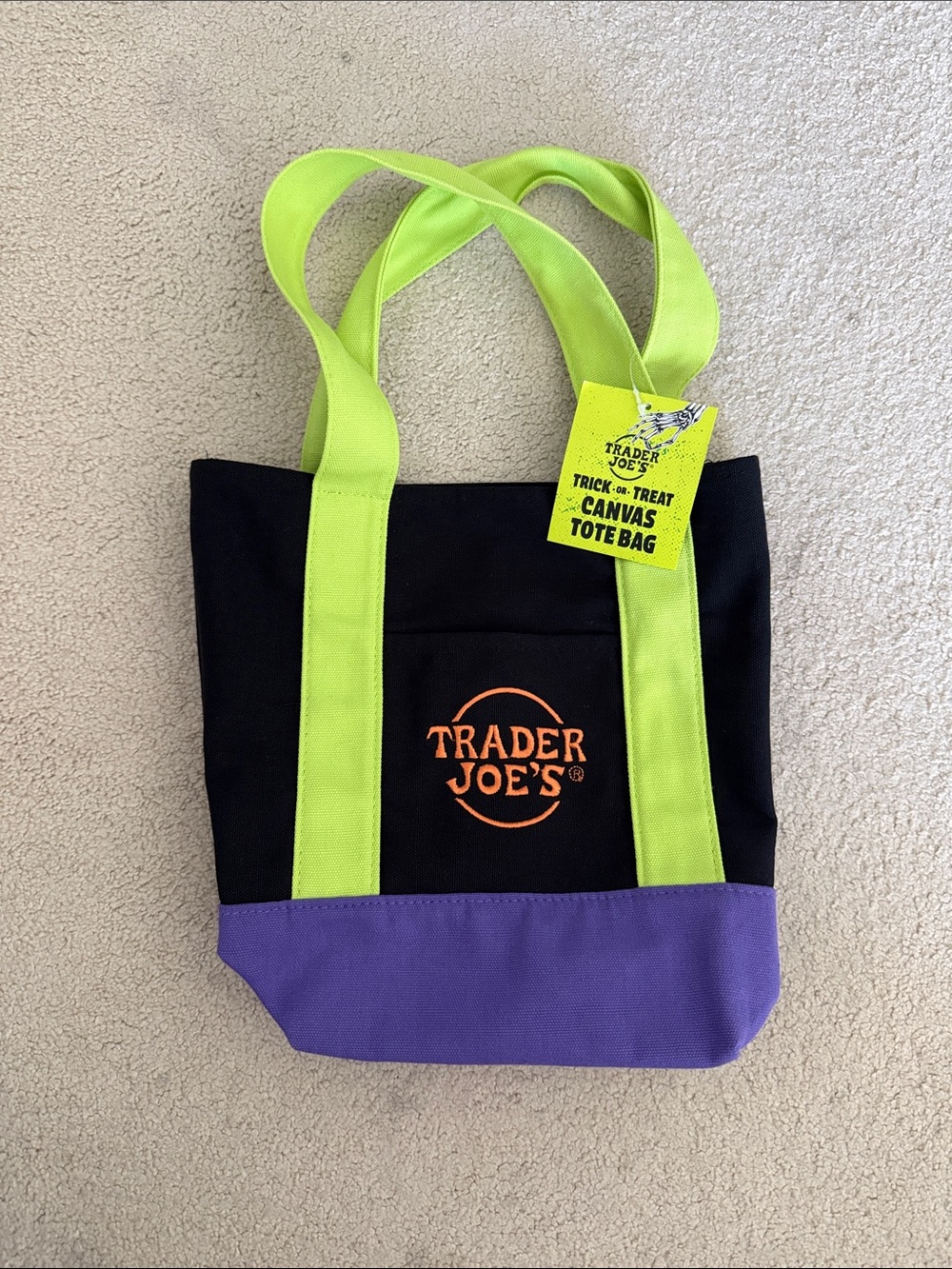 Trader Joe’s Trick or Treat Canvas Tote Bag